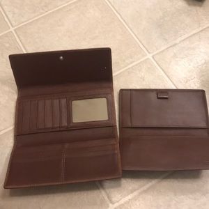 Coach leather wallet